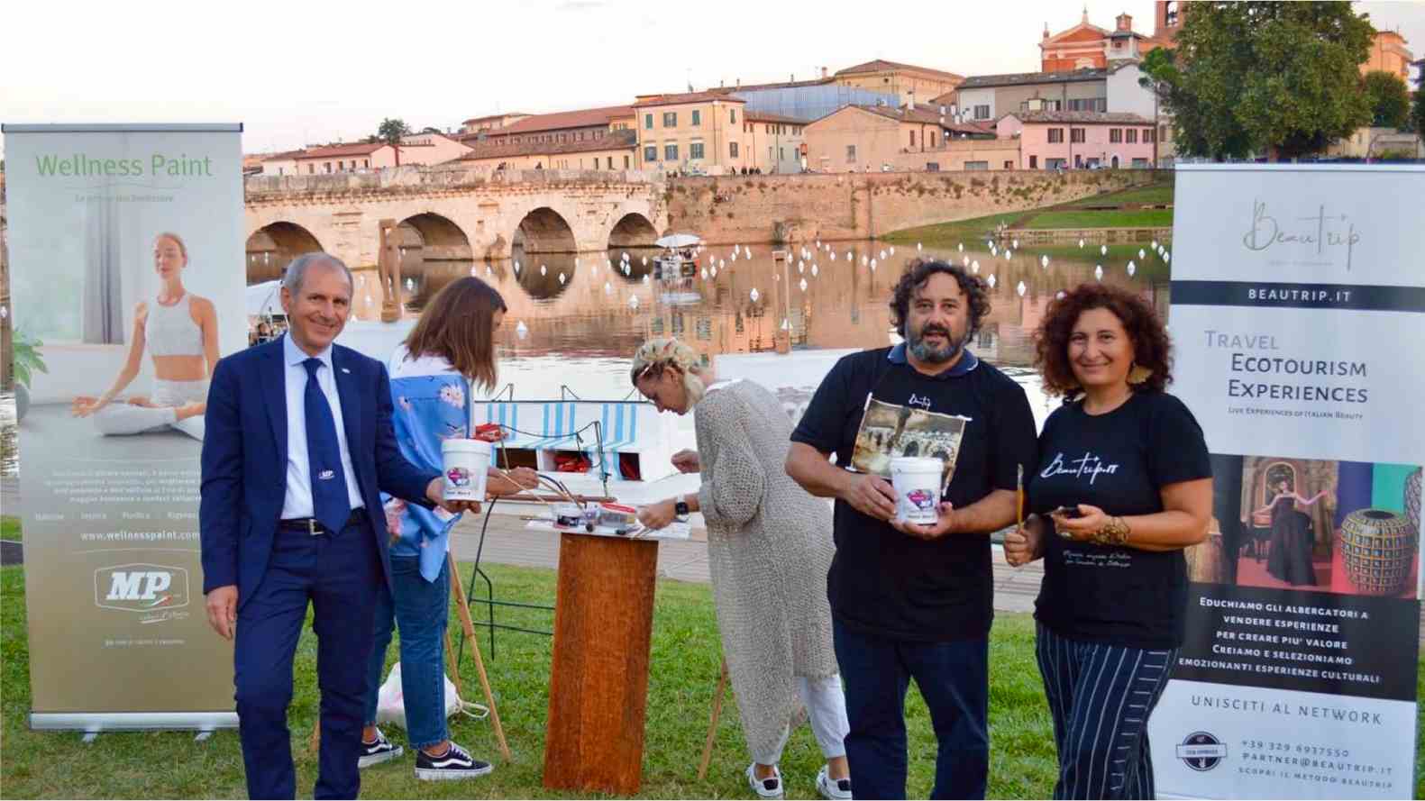 意大利MP塗料 Ponte di Tiberio 提比略古橋寫生活動