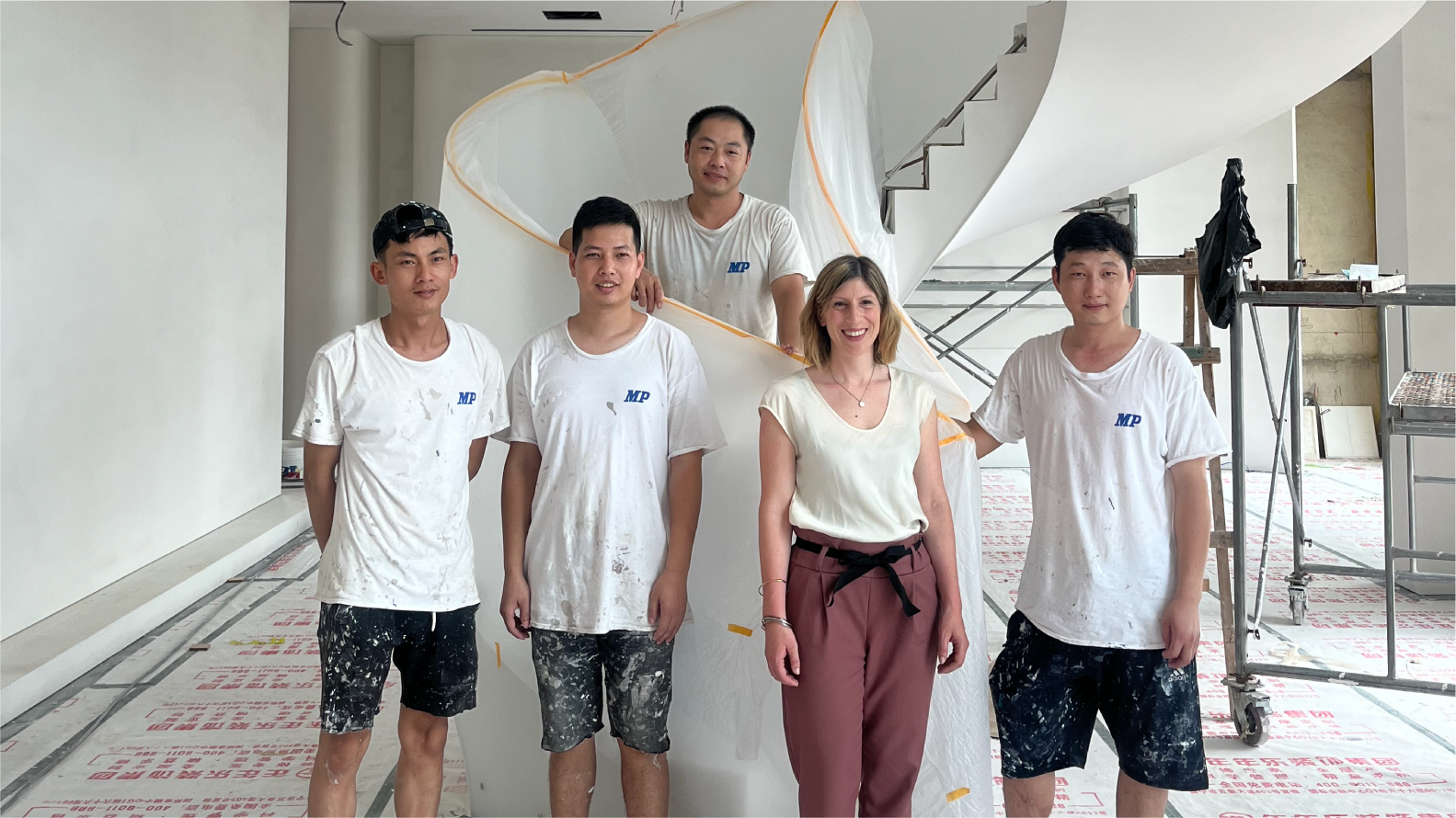 意大利MP塗料市場總監Francesca Moretti小姐再次到訪